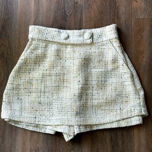 Zara Tweed Skort XS